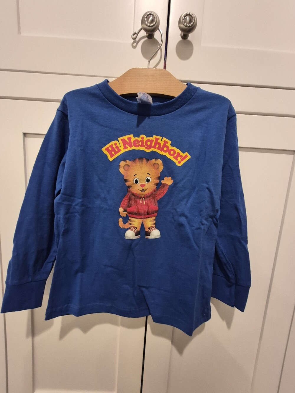 New Lil Boys DANIEL TIGER Long Sleeve Shirt Size 5/6